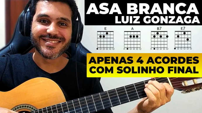 Como Tocar Asa Branca de Luiz Gonzaga o Solinho Final no Violão