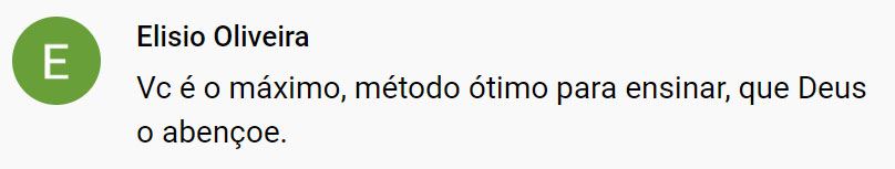 Depoimento Elisio Oliveira