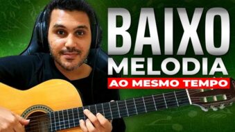 BAIXO e MELODIA (Exercício Intermediário de Violão)