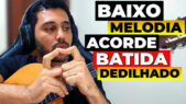 Baixo Melodia Acordes Batida e Dedilhado Música Fácil s