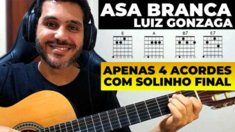 Como Tocar Asa Branca de Luiz Gonzaga com o Solinho Final no Violão s