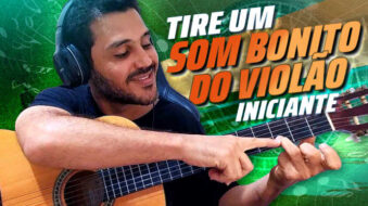 Exercício BONITO no Violão para Iniciantes com DEDILHADO e ACORDES SIMPLES s