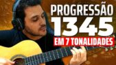 Progressão 1345 nas tonalidades principais s