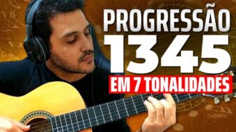 Progressão 1345 nas tonalidades principais s