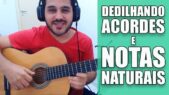 dedilhado notas naturais acorde escala musical como tocar violao ricardo caldas